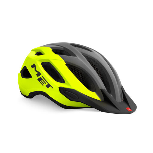 Cykelhjälm MET Crossover Gul/grå