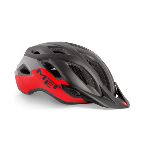 Cykelhjälm MET Crossover Svart/röd
