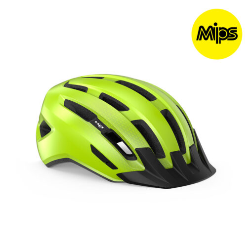 Cykelhjälm MET Downtown MIPS Gul