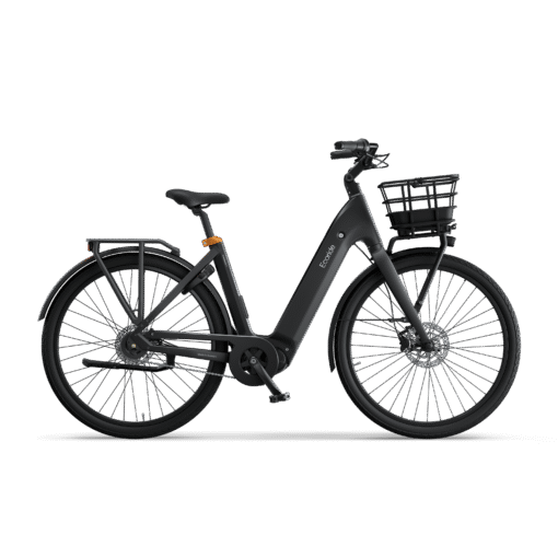 Elcykel Ecoride Ambassador 4 Mittmotor Kedja Skivbroms Svart 5-vxl